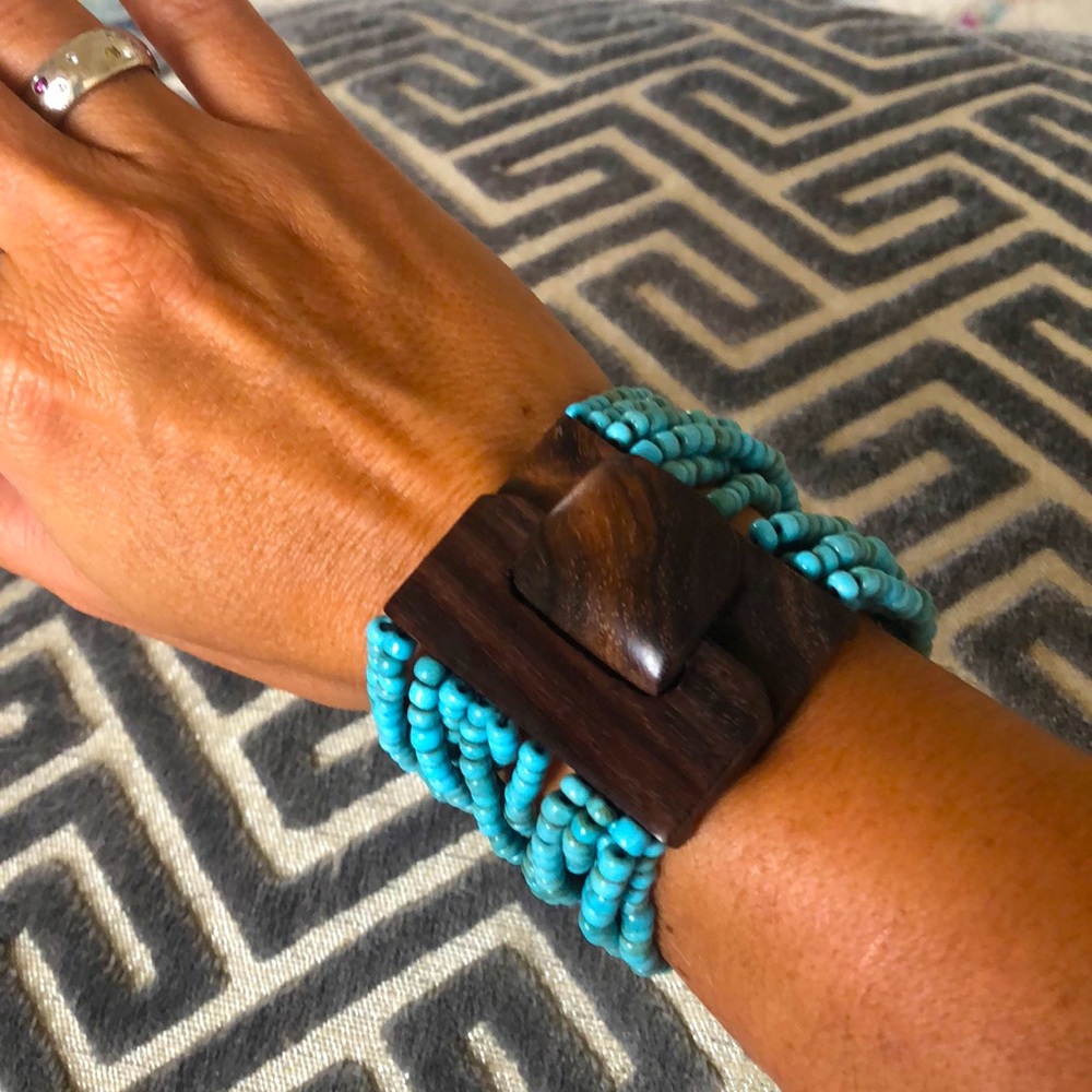 Turquoise Beaded Bracelet